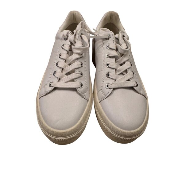J /Slides Gilda Platform Sneaker SIze 7.5 Women's White Leather NWOB - Picture 1 of 7